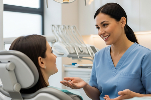 odontóloga paciente